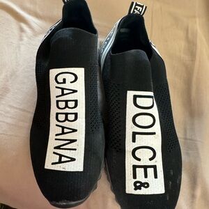 Dolce & Gabbana Black and White Sneakers
